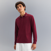 Relaxed Fit Solid Triblend Gold Tipping Pique Polo T-shirt