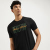 Relaxed Fit Crew Neck Typography T-Shirt