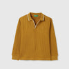 Regular Fit Johny Collar Solid T-Shirt