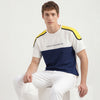 Boxy Fit Round Neck Colorblocked T-Shirt