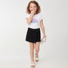 Solid Regular Fit Denim Skorts