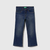 Solid Bootcut Jeans