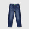Solid Straight Fit Jeans