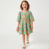Regular Fit Round Neck Floral Print Dress
