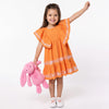Regular Fit Round Neck Embroidered Dress