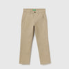 Solid Straight Fit Trousers