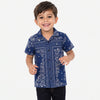 Relaxed Fit Cuban Collar Floral Print Shirt