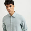 Regular Fit Button Down Solid Shirt