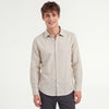 Regular Fit Spread Collar Solid Shirt