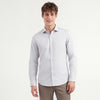 Regular Fit Semi-Cutaway Patterned Shirt