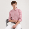 Regular Fit Spread Collar Striped Shirt