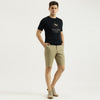 Men Regular Fit Round Neck Embroidered T-Shirt