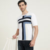 Regular Fit Round Neck Colorblocked T-Shirt