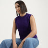 Round Neck Self Design Sweater