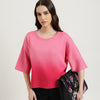 Women Round Neck Printed Top