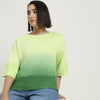 Round Neck Printed Top
