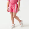 Girls Solid Regular Fit Rick Rack Lace Shorts