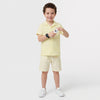 Boys Relaxed Fit Resort Collar Textured Shirt