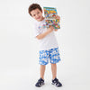 Boys Relaxed Fit Round Neck Graphic Print Tshirt