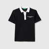 Boys Relaxed Fit Polo Neck Graphic Print T-Shirt