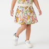 Girls Regular Fit Mid Rise Printed Skirt