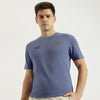 Men Relaxed Fit Round Neck Graphic Print T-Shirt