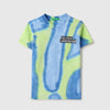 Girls Relaxed Fit Round Neck Printed T-Shirt