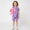 Girls Relaxed Fit Round Neck Printed T-Shirt