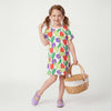 Girls Regular Fit Round Neck Floral Dress