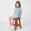 Girls Relaxed Fit Round Neck Printed T-Shirt