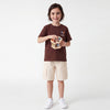 Girls Relaxed Fit Round Neck Printed T-Shirt
