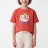 Girls Relaxed Fit Round Neck Printed T-Shirt