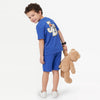 Boys Relaxed Fit Round Neck Graphic Print T-Shirt
