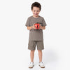Boys Relaxed Fit Round Neck Solid T-Shirt