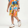 Boys Printed Regular Fit All Over Print Digital Shorts