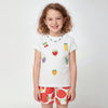 Girls Regular Fit Round Neck Embroidered T-Shirt