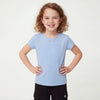 Girls Regular Fit Round Neck Solid T-Shirt