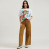 Women Round Neck Graphic Print T-Shirt