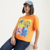 Round Neck Printed T-Shirt