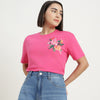 Round Neck Embroidered T-Shirt