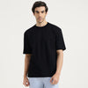 Oversize Round Neck Solid T-Shirt