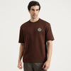 Oversize Round Neck Solid T-Shirt
