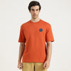 Oversize Round Neck Solid T-Shirt