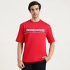 Oversize Round Neck Printed T-Shirt
