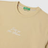 Relaxed Fit Round Neck Graphic Printed T-Shirt