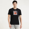 Relaxed Fit Crew Neck Graphic Print T-Shirt