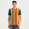 Relaxed Fit Round Neck Striped T-Shirt