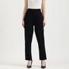 Women Solid High Rise Trousers