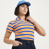 Johny Collar Striped T-Shirt