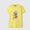Boys Regular Fit Round Neck Typography Printed T-Shirt